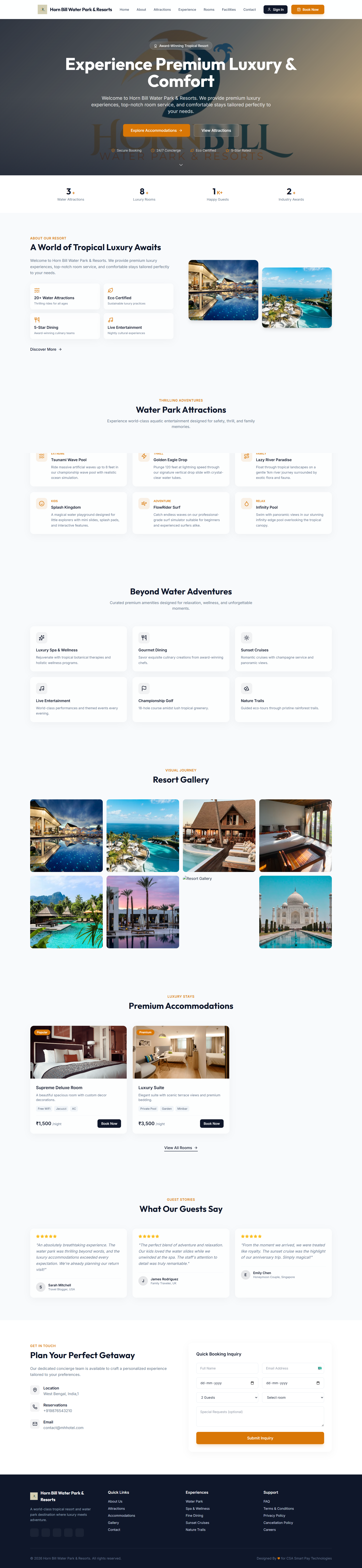 Advanced Resort Management System